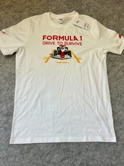 NWT PUMA Formula One F1 “Drive to Survive” Short Sleeve T-Shirt Sz M – SEE PHOTO