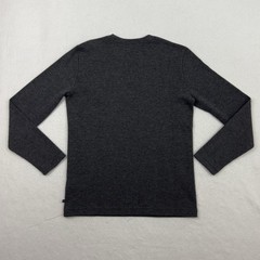 Travis Mathew Cloud Waffle Shirt Men S Charcoal Heather Long Sleeve Golf NWT