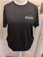 Large Evolve Black Motor Company Short Sleeve T-shirt