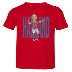 Haaland Norway Soccer Pride Toddler T-Shirt Funny Graphic Tee Gift