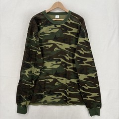 Rothco Shirt Mens 4XL Green Camo Thermal Long Sleeve Crew Neck Military Rugged