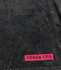 Barstool Sports Net Net Token CEO Mens Blue Mineral Wash Graphic Logo S/S Tee M