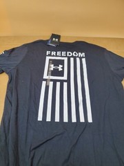 TWO UNDER ARMOUR Freedom Flag T-Shirt Men’s