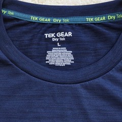 Tek Gear Dry Tek Navy Performance Wicking Tee Men’s Large