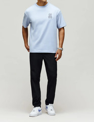 *NEW* Men Psycho Bunny Marlo Oversized Tee ZEN BLUE (MT0200131 140) 👍