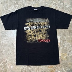 Vintage System Of A Down Shirt Mens Medium Toxicity Album Cover 2001 Original