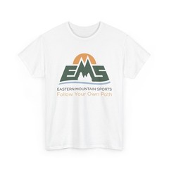 Eastern Mountain Sports T-Shirt Defunct Outdoor Retailer Follow Your Own Path