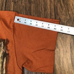 Mossy Oak Camo Design Burnt Orange T-Shirt Size L 3D Logo Spellout NWT Fall