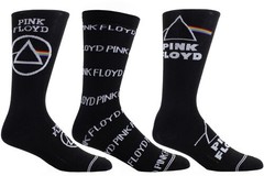 Pink Floyd – Perri’s – Pink Floyd – Crew Socks (3 Pack Collector Guitar Shape Ti