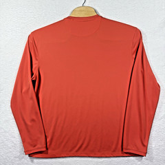 Reel Legends Shirt Mens XL Orange Long Sleeve Fish Freeline Performance Outdoors