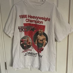 Mike Tyson 1986 Champion Graphic Crew Neck T-Shirt