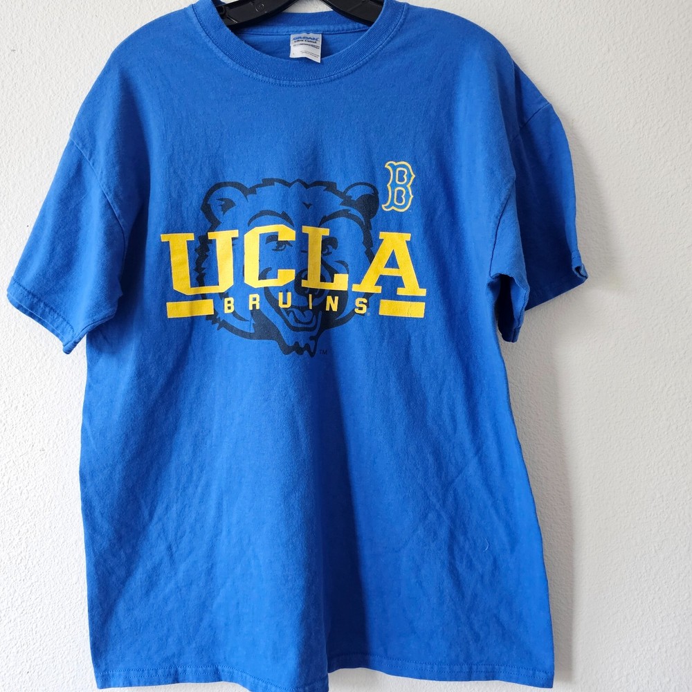 UCLA Bruins T-Shirt Blue Bear Gildan Sz L NCAA College Tee