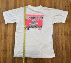 Vintage 1990 MC Hammer U Can’t Touch This T Shirt White USA Single Stitch M