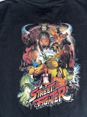 Street Fighter Video Game Graphic Black T Shirt/Size Large/Mens/Brand New