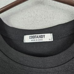 CooFandy Sleeveless Shirt Men’s XL Black Beach Gym Big Sleeve Opening Football