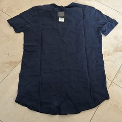 Buck Mason Slub Knit Classic Pocket Tee T-Shirt Mens XS Midnight USA $48