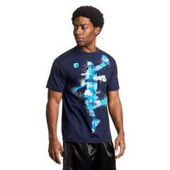 AND1 Men’s Graphic T-Shirt, Size XL Color Navy