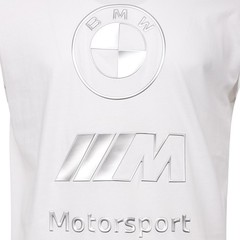 PUMA Bmw M Motorsport Stacked Lux Logo Crew Neck Short Sleeve T-Shirt Mens Size