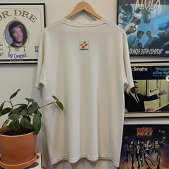 90s Metal Gear Solid Aged White T-Shirt M