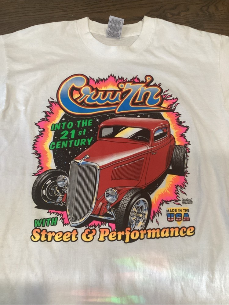 Large Tshirt Wilbert Screen Printing Cruizin’ Into The 21st Century Double Sided