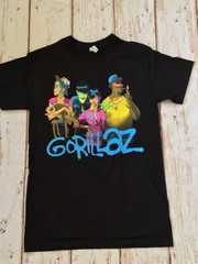 NEW- GORILLAZ – Colorful logo T-SHIRT