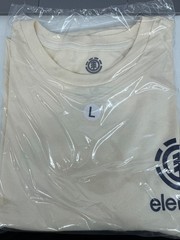 ELEMENT SKATE CO MENS LOGO T SHIRT NATURAL