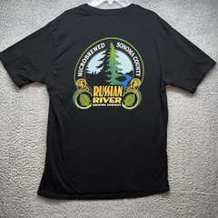 Russian River Brewing Shirt Men’s S Black Sonoma County Craft Beer Tee