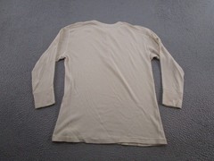 Men’s Military Shirt Henley Cold Weather Type 1 Wool Blend Undershirt SZ M Read
