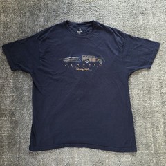 Panama Jack Classic Tradition Woodie Wagon Boat Graphic T Shirt Mens XXL Navy