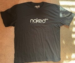NAKED 100 Brand Logo T-Shirt (Black, 2XL) NEW without Tags