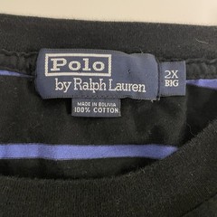 Polo Ralph Lauren Shirt 2XB 2XL XXL 2X Big Blue Purple Pony Outdoor Rugby Preppy