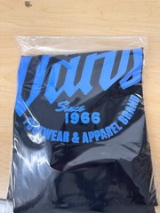VANS MENS BOLT BLACK SS PREMIUM T SHIRT NEW BLK / BLUE