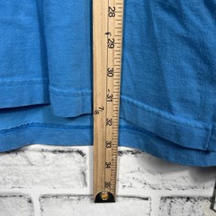Duluth Shirt Mens XL Longtail Short Sleeve Polo Blue Workwear Casual