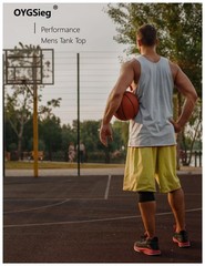 6 Pack Men’s Quick Dry Workout Tank Tops Breathable Gym Sleeveless Muscle Shi…