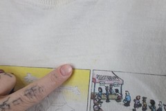 Vintage Y2K Mens Large 2005 Dexter Ann Arbor Run Short Sleeve T-Shirt White