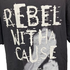 VTG Tshirt Mens 3XL Rebel With a Cause Sean John Puff Daddy Pdiddy Black White