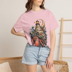 Cosmic Hermit Crab Lighthouse Graphic T-Shirt