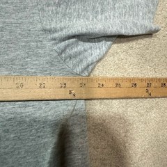 Vintage BVD Blank Black Pocket T Shirt Mens XL Extra Large Gray 90