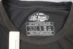 7.62 Design Shirt Mens 2XL Black Teufel Hunden USMC Always Faithful Graphic Tee
