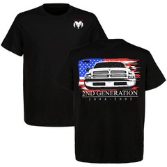 Dodge Ram 2ND Gen 1994-2002 Men’s T-Shirt Short Sleeve Premium Cotton Tee for Tr