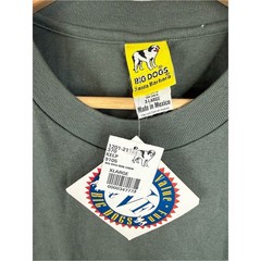 NWT Vintage Big Dogs Short-Sleeve Crewneck Embroidered Logo Tee XL