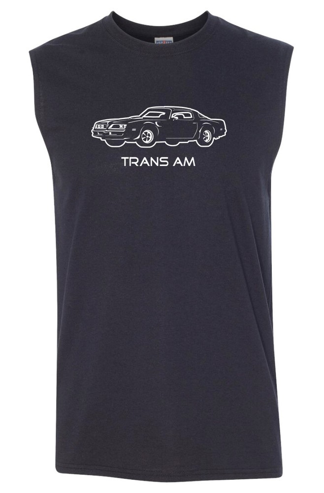 Trans Am SLEEVELESS T-shirt – Classic Muscle Car Pontiac Smokey and the Bandit