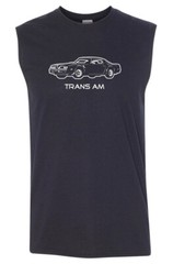 Trans Am SLEEVELESS T-shirt – Classic Muscle Car Pontiac Smokey and the Bandit