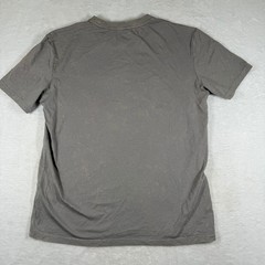 VRST Pocket Tee Mens Small Charcoal Grey Cotton Modal Stretch T-Shirt acid wash