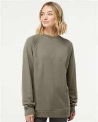 Independent Trading Co. Unisex Lightweight Loopback Terry Crewneck Sweatshirt