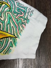 Vintage 90s Under the Sea Tropical Fish Coral Reef All Over Print T-Shirt