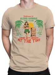 Aloha Hawaii Tiki Club Design Men’s T-shirt