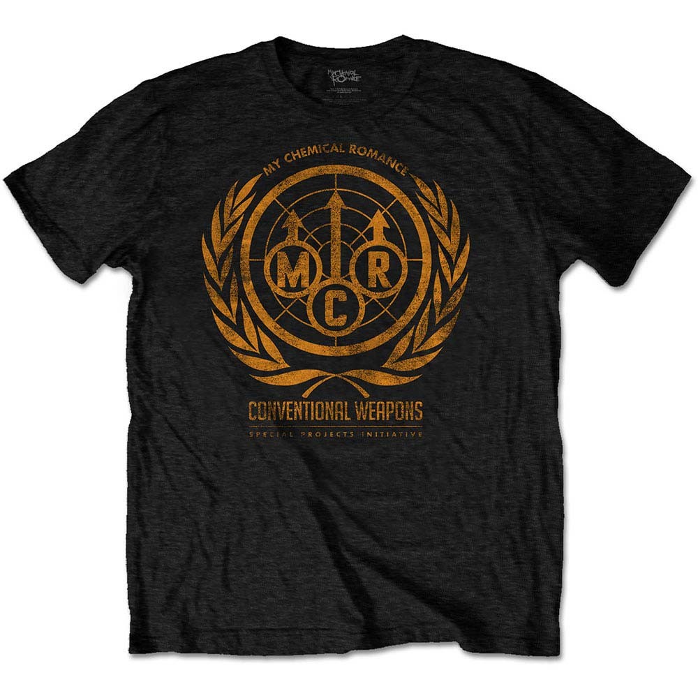 Men’s My Chemical Romance Conventional Weapons Slim Fit T-shirt X-Large Black