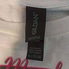 Gildan Softstyle Andy Griffith Show Mayberry Graphic Tee White XL Crew Neck