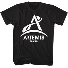 NASA USA Space Exploration Artemis One Light Logo Men’s T Shirt
